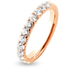 Alliance 12 Diamants Prestige Serti Griffes 0.75 Ct En Or Rose - - Lola