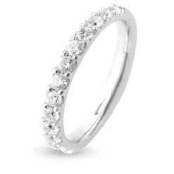 Alliance 13 Diamants Prestige Serti Griffes 0.65 Ct En Platine 950 - - Mélanie