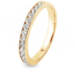 Alliance 15 Diamants Prestige Serti Rail 0.5 Ct En Or Blanc - - Camilla