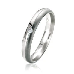 Alliance B. & White 3.5mm 3.5 Mm Or Blanc Diamant - Alba -06101