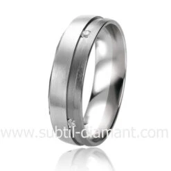 Alliance B. & White 5.5 Mm 6 Mm Or Blanc Diamant - Kathy -06307