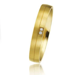 Alliance Basic Light 3.5 Mm3.5 Mm Or Jaune Diamant Valeria - 05607