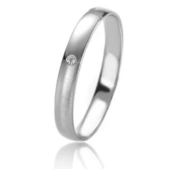 Alliance Basic Light 3 Mm3 Mm Platine 950 Diamant Kira - 05665PT