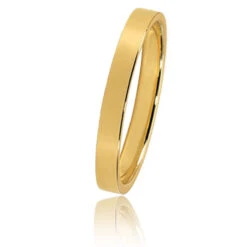 Alliance Bonheur En Or Jaune Large De 3 Mm Louise-HABHR3J