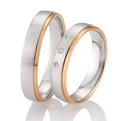 Alliance Breuning Loop Avec Diamants De 4.5 Mm - Rebeca - 30035