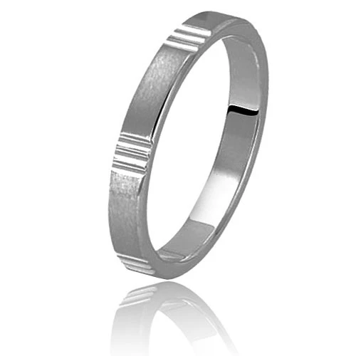 Alliance Cuba 3 Mm Platine 950 Rosaria - CUBA3PT