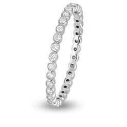 Alliance Diamant Tour Complet ELDA FOREVER Platine 950 - 0.33 Ct - Rêveuse - 1702.0033PT