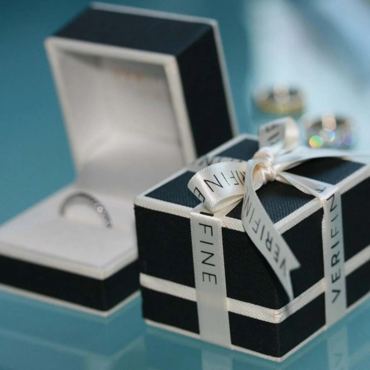 Alliance Diamants Verifine Or Jaune 0.25 Ct Diamant Noir Asako - RH05 – Image 2