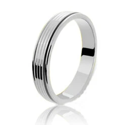 Alliance Frene En Or Blanc 4.5 Mm - Louna - FRENE-1