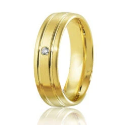 Alliance Inspiration 6 Mm 6 Mm Or Blanc Diamant Mathilde - 04115