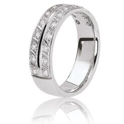 Alliance Ishara 0.44ct Or Blanc - 0.44 Ct - Clarisse - 60130044G