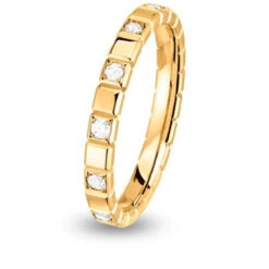 Alliance Nikki Beach Demi Tour Diamant Or Jaune - 0.12 Ct - Taaria - 1523.0012J