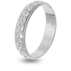 Alliance Or En Or Blanc 4 Mm Anya - 152G40