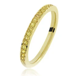 Alliance Saphirs Jaune 0.25 Ct 2 Mm - Claudia - 1003020JJN20