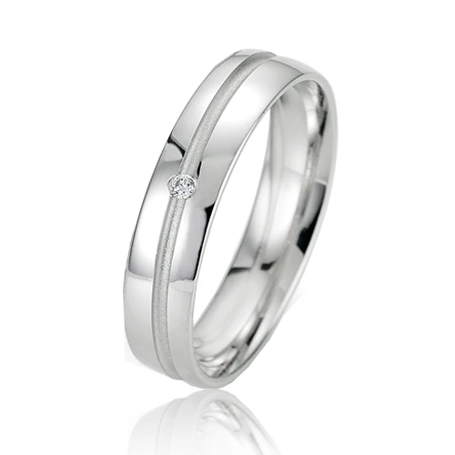 Alliance SMARTLINE 4.5 Mm Or Blanc Diamant Isabelle - 07037