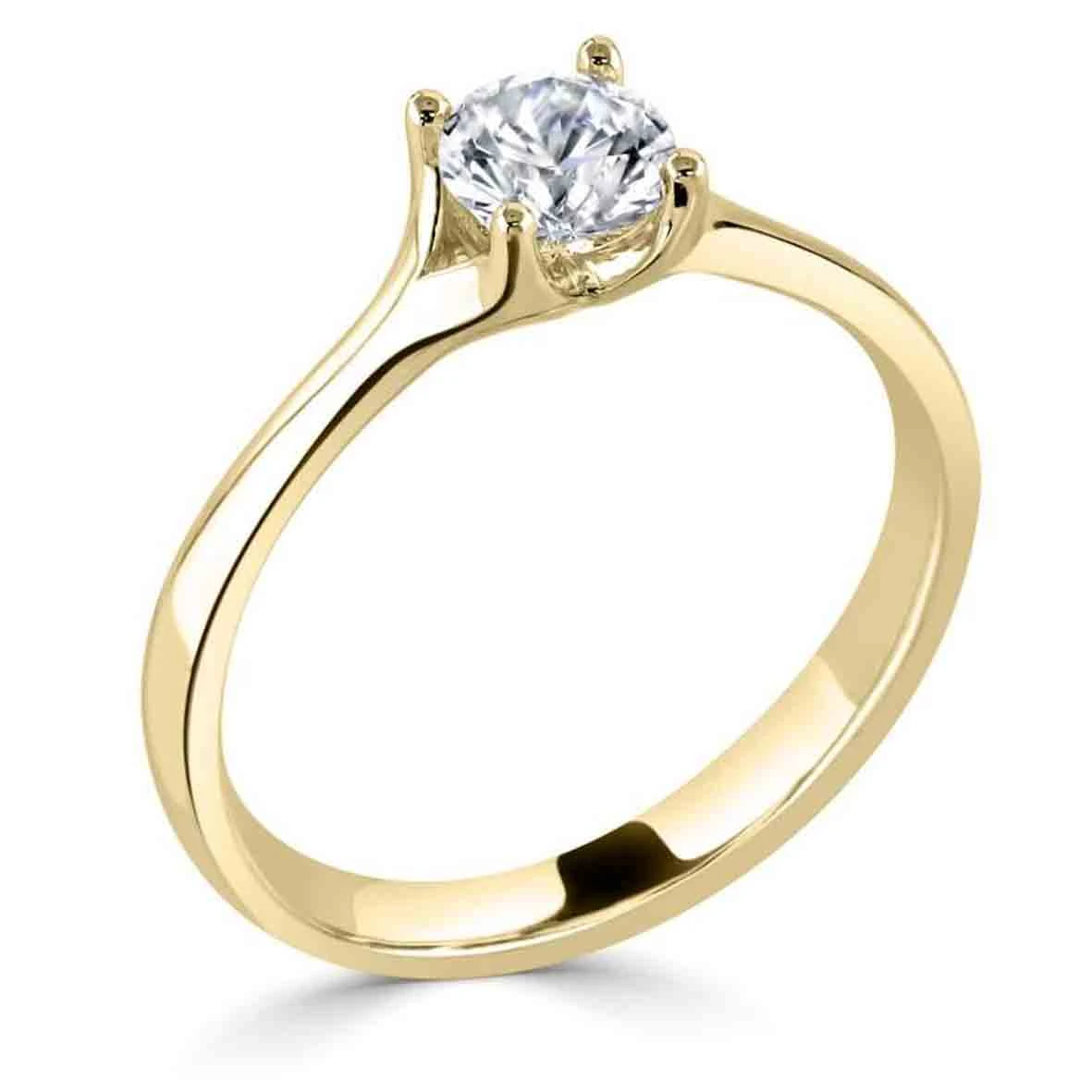 Domino Bague De Fiançailles 0.30 Ct Adriana - R1-143 – Image 3