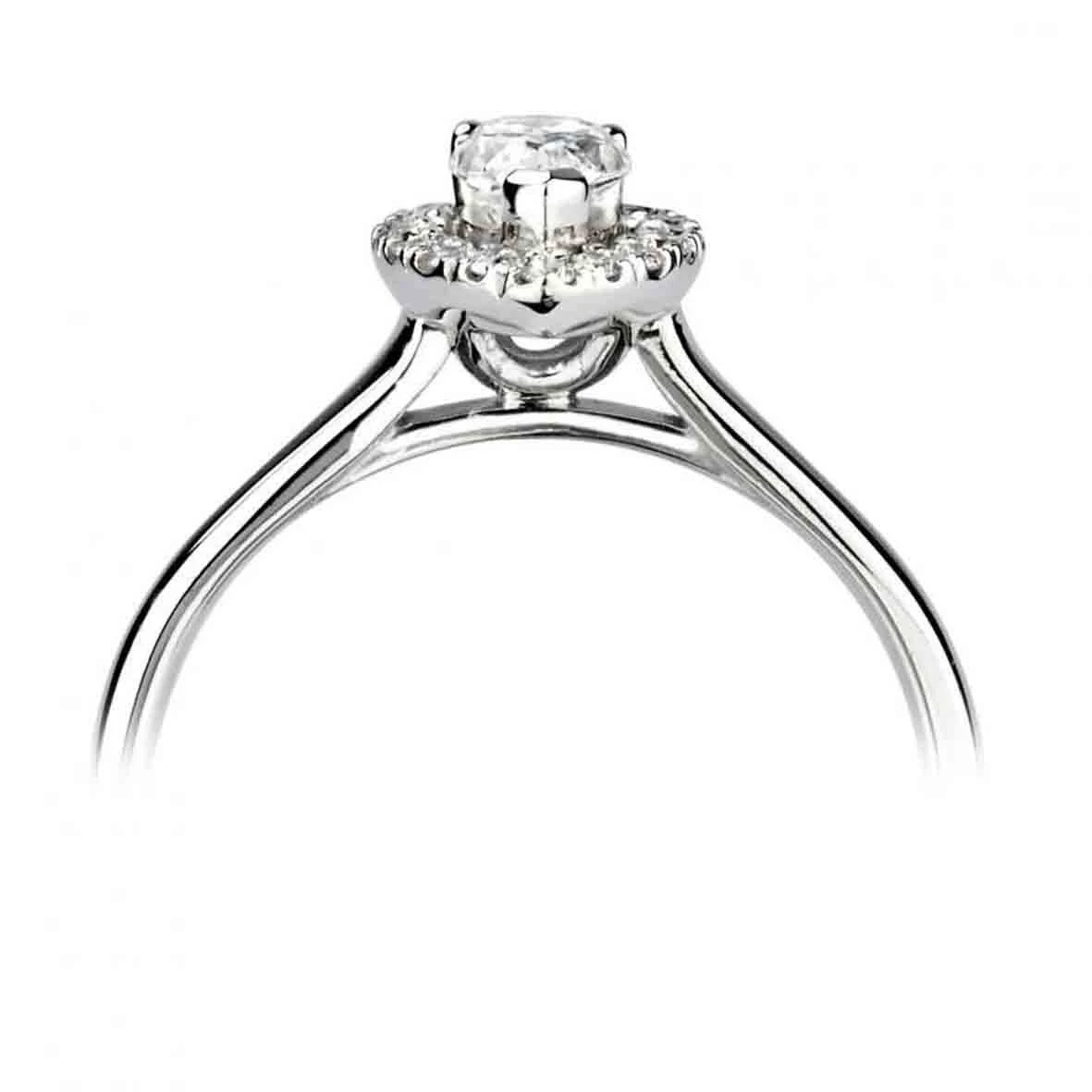 Domino Bague De Fiançailles Accompagnée 0.50 Ct Marea - RC2020. – Image 2