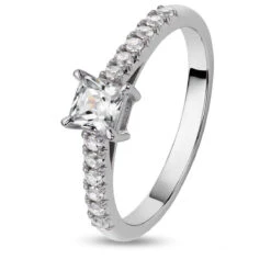 Bague De Fiançailles Accompagnée Lena 0.30 Ct - 4S850