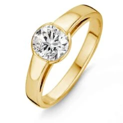 Bague Diamant B*Diamond 0.70 Carat En Or Jaune - 91FE60A-