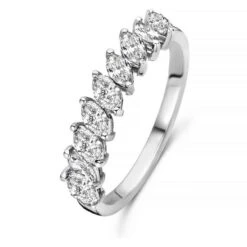 Bague Diamants Navette 0.72 Ct Lushai - 066970A