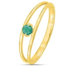 Bague Emeraude En Or Jaune Selena - 1.7523.E0
