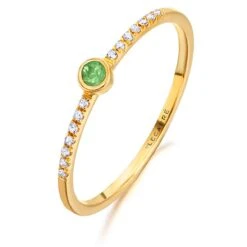 Bague Emeraude Et Diamants - Lecarré - Delphine - GA105ES