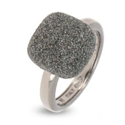 Bague Pesavento Polvere Di Sogni Ruthenium Gris Hinata WPLVA1254