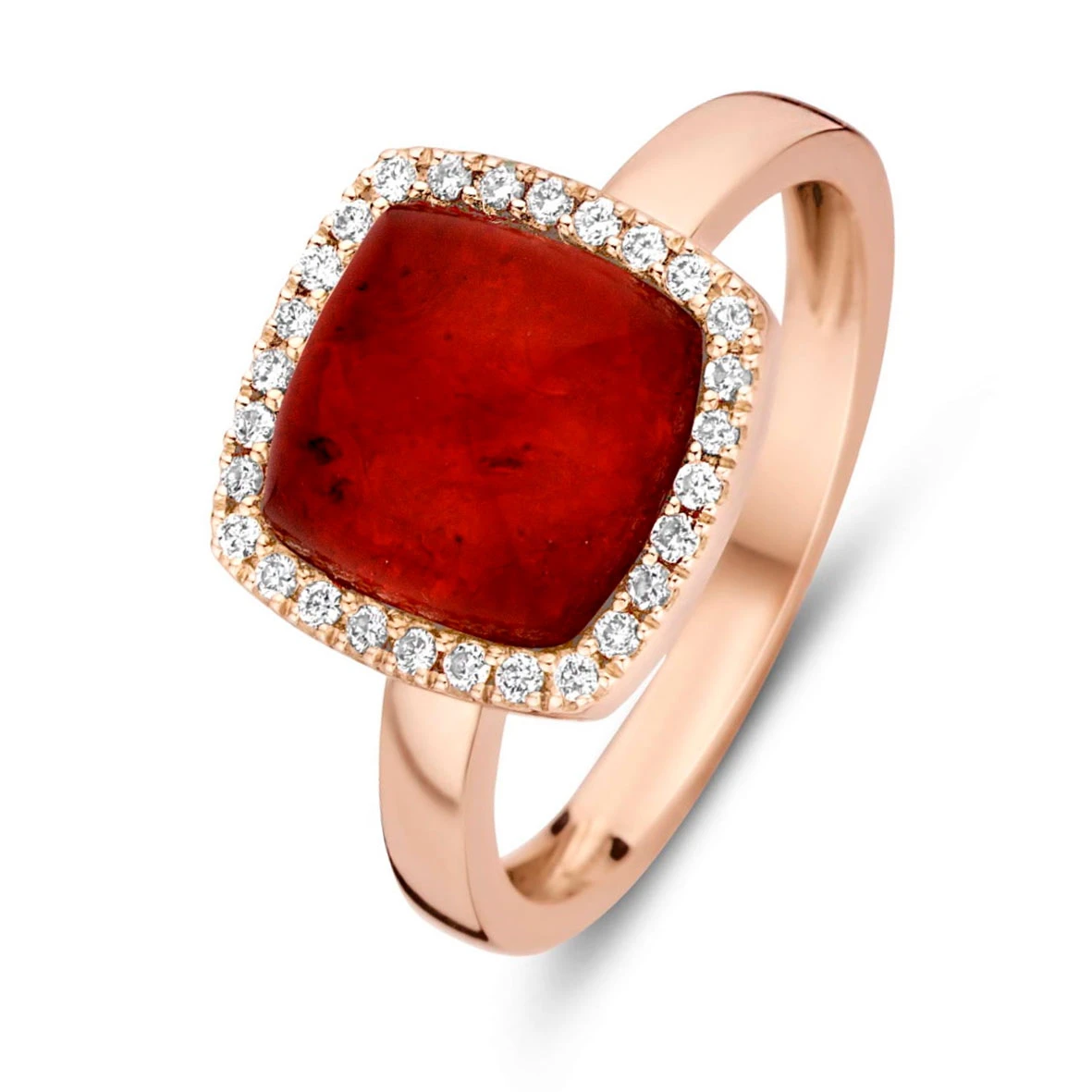 Bague Quartz Et Rubis Sur Nacre One More - Pantelleria 0.14 Ct - Pantelleria 062250R2