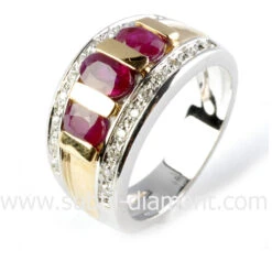 Bague Rubis Diamant - Constance - 10965 RU