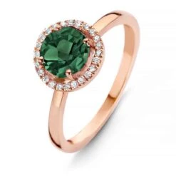 Bague Tourmaline Verte One More - Etna 0.1 Ct - Etna 050505QA