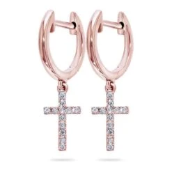 Boucles D'Oreilles Diamants 0.11 Ct -Aria - 064891A