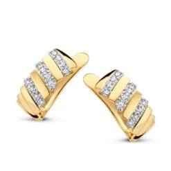 Boucles D'oreilles Diamants 0.14 Ct -Alexia - 064043A