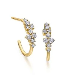 Boucles D'Oreilles Diamants 0.33 Ct - Lecarré - Shannon - GB124OA