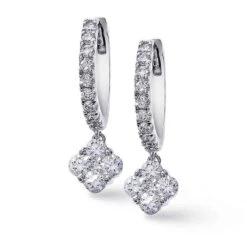 Boucles D'oreilles Diamants 0.43 Ct -Hawaiki - 063679A
