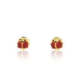 Boucles D'oreilles Or Coccinelle Or Jaune Zoélie - 650034