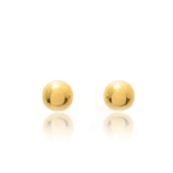Boucles D'oreilles Or Sphère Or Jaune Anaëlle - 650057
