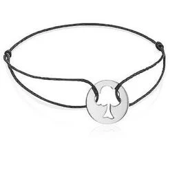 Bracelet Arbre De Vie Augis En Or Blanc 14 Mm Moerava - 5200007700