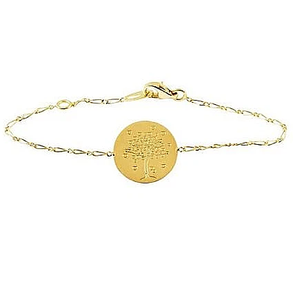 Bracelet Arbre De Vie Augis En Or Jaune 16 Mm Aurora - J7499X0000