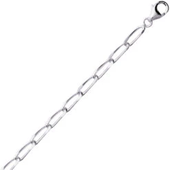 Bracelet Argent 925 Maille Cheval 1.3g - 2.5 Mm - Krystina