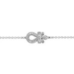 Bracelet Diamants 0.09 Ct G-VS En Or Blanc - Ilona - MG4011GB2