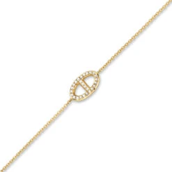 Bracelet Diamants 0.16 Ct G-VS En Or Jaune - Forever - 063252A