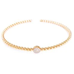 Bracelet Diamants Carezze Gioielliamo 0.13 Ct Ayumi - KGB-515R-JAUNE