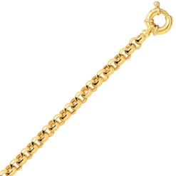 Bracelet En Or Maille Jaseron 6mm - 14g Loana - 2365