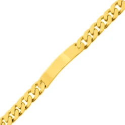 Bracelet Identité Homme Or Jaune 7mm - 37.35g