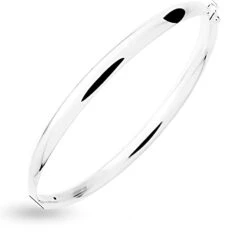 Bracelet Jonc Argent Large De - Diamètre De - Oxana - 303487