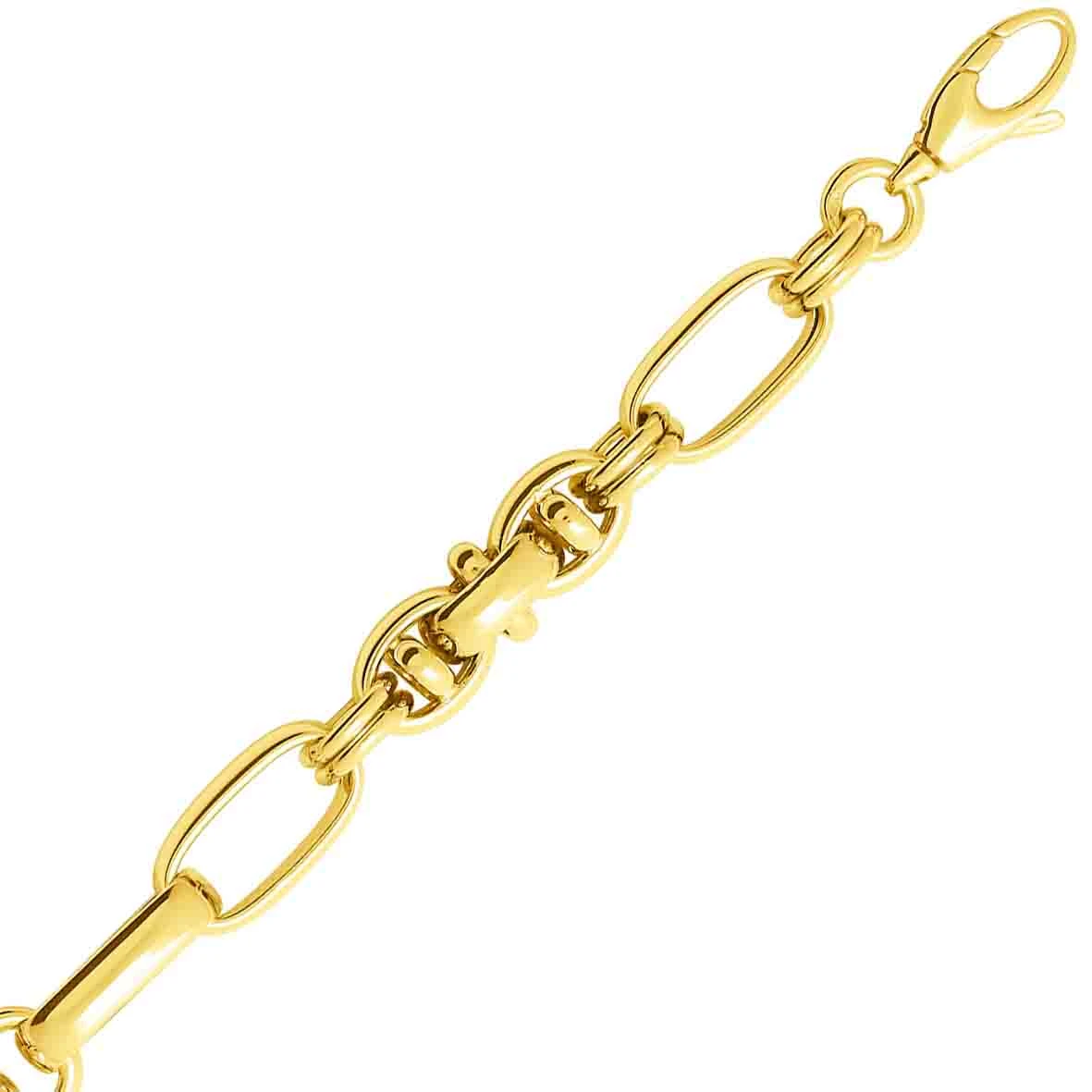 Bracelet Or Jaune 8mm - 13.5g Taina- 7608