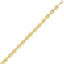 Chaine En Or 9 Carats Grain De Café 3.5 Mm 8.58g Laïsa