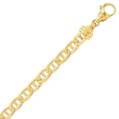 Chaîne En Or 9 Carats Maille Marine 3mm Amour - 9K534.3