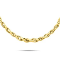 Chaine En Or Jaune Fantaisie 7mm 20.6g Manava - 655.07