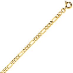 Chaine En Or Maille Alternée Ultra-plate 3mm 7.2g Hermione - 522.3